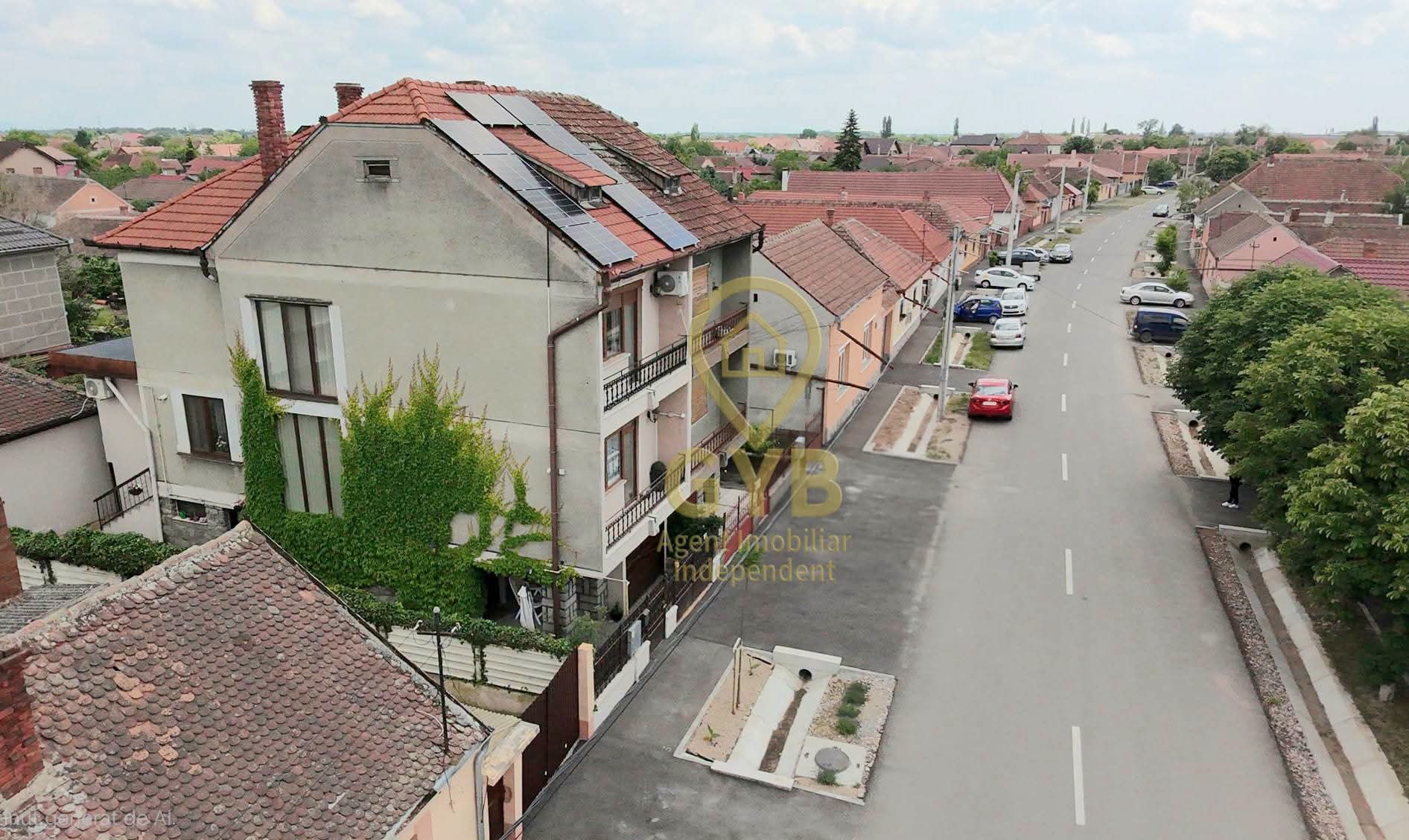 Casă tip duplex P+2E+Pod | 219 mp construiți | Garaj | Panouri fotovoltaice | Centru Salonta